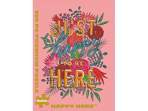 Buffalo Games Happy Here 300 Large Piece Puzzle