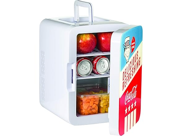 Cooluli Retro Coca-Cola Mini Fridge