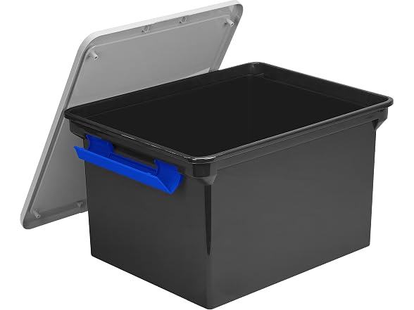 Storex Utility Tote with Locking Handles
