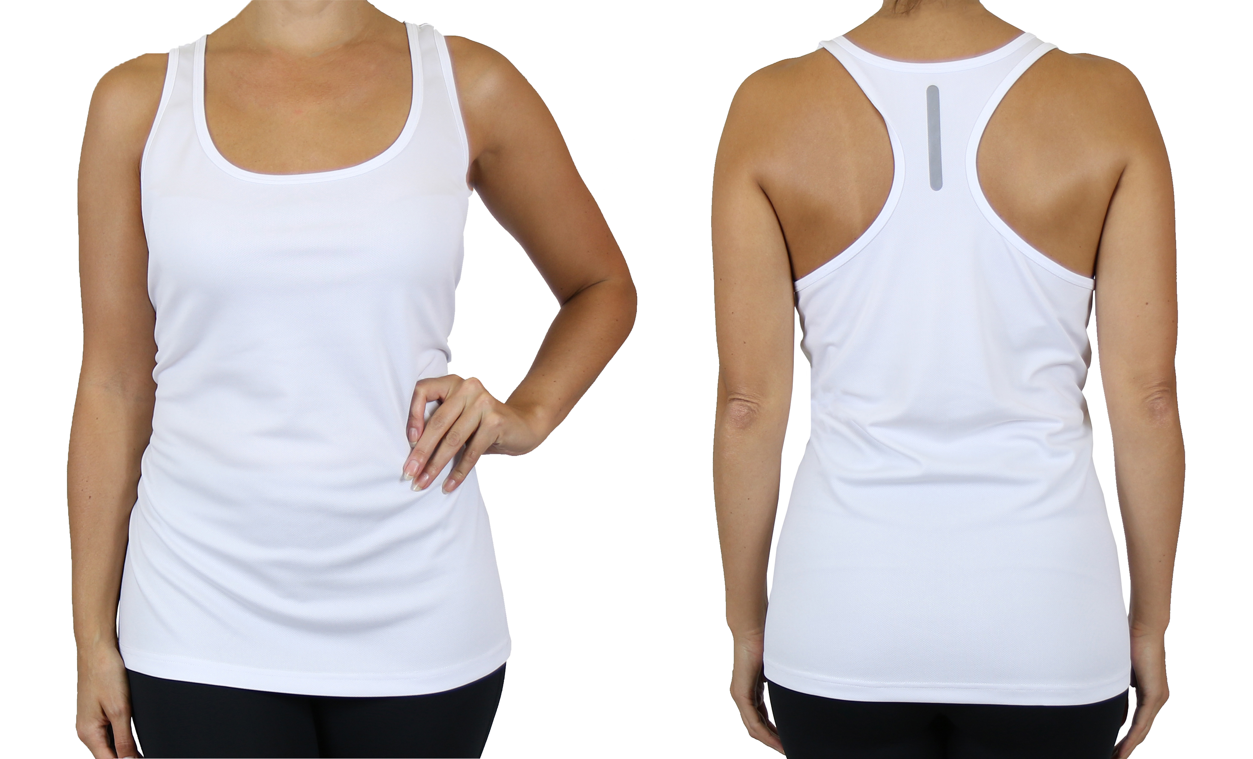 5Pk Asst Womens Active Racerback Tank (S-3XL) - Gallery 20