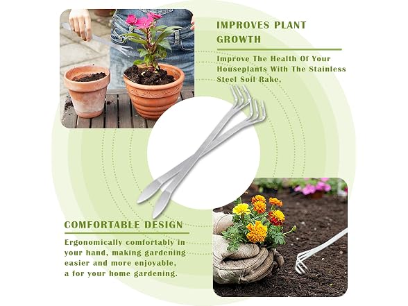 DOERDOá CON-85 2PCS Bonsai Rake Tool