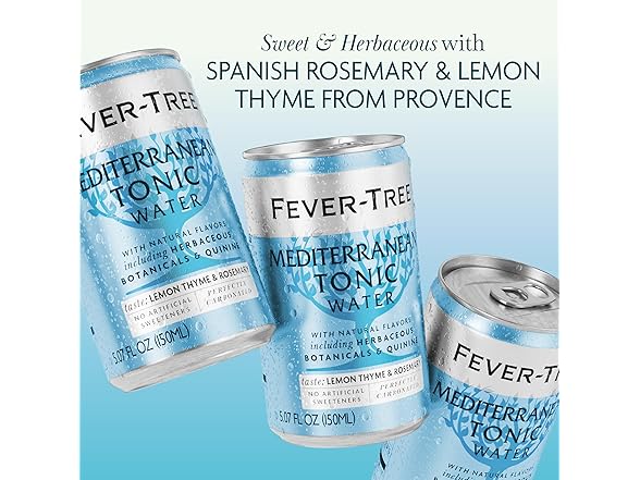 8PK Fever-Tree Mediterranean Tonic Water