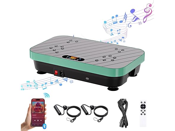 TISSCARE Green Vibration Plate Exercise Machine
