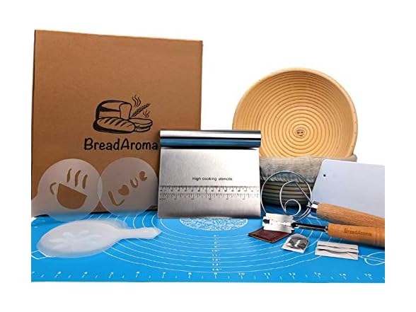9 Piece Bread Proofing Basket Set