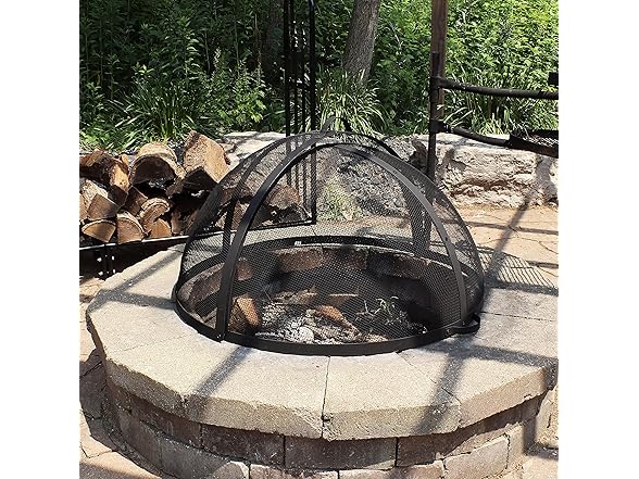 Sunnydaze Decor KF-EOS40 40in Fire Pit Lid Black