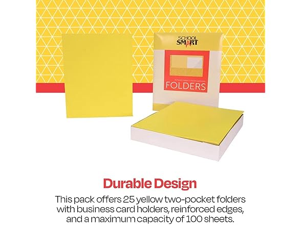 School Smart 2-Pocket Folders