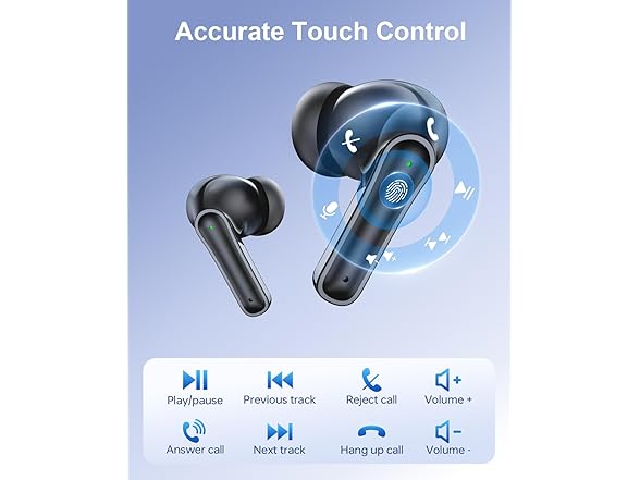 HUIFU Wireless Earbuds Bluetooth Headphones