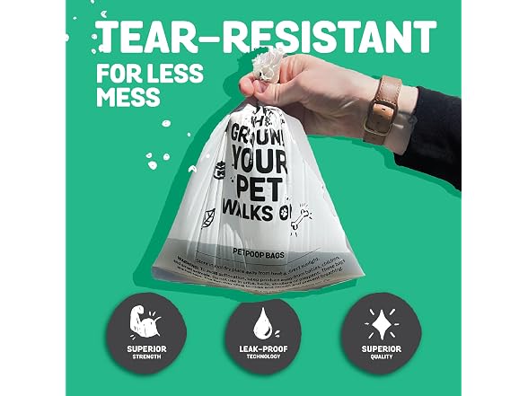 MyEcoWorld® Compostable Pet Poop Bags - Made