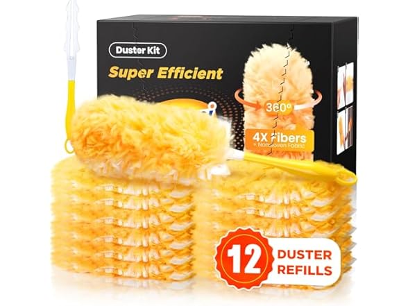 REKOPI Duster Kit with 12 Duster Refills