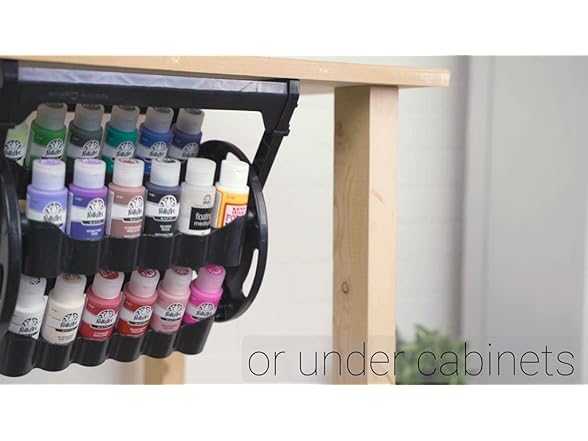 Plaid Rotational Organizer for Acrylic Storage