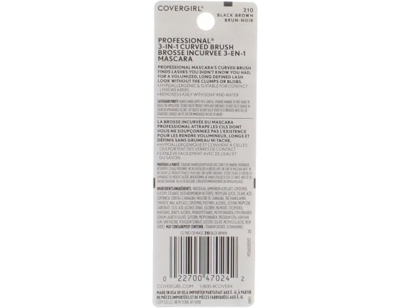 CoverGirl 3in1 Curved Brush Mascara 3pk