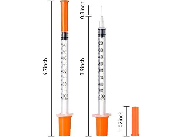 NITYLNRE Disposable Syringe, Individual Wrapped
