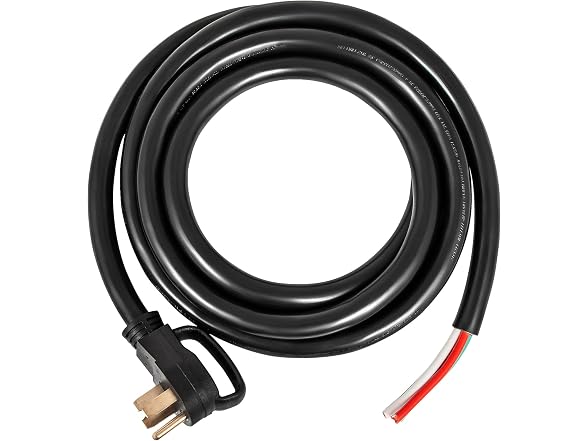 25' 50A RV Camp Power Cord Generator Cord 6/3