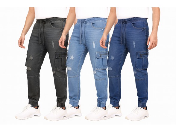 Men's Stretch Cargo Jean Jogger (S-3XL)