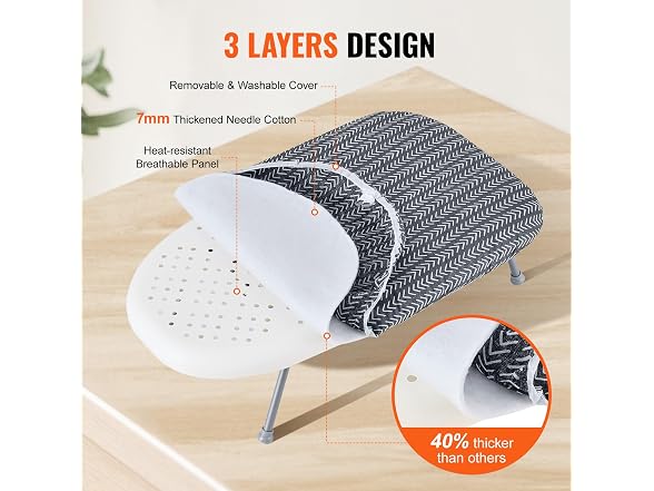 Tabletop Ironing Board 23.4 x 14.4, Small Iron
