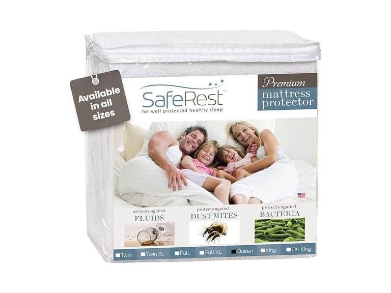 SafeRest Waterproof Mattress Protector