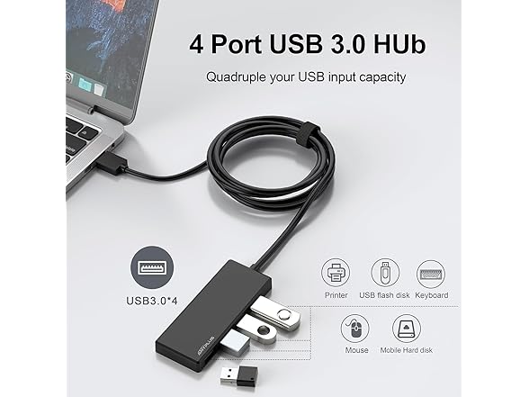 ANYPLUS Multiport USB Splitter Adapter Hub