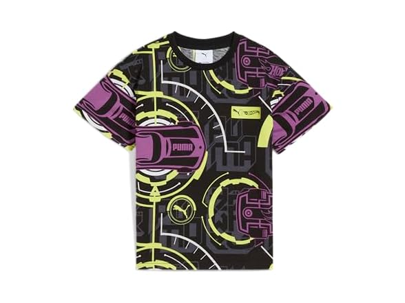 PUMA Boys Hot Wheels Graphic T-Shirt