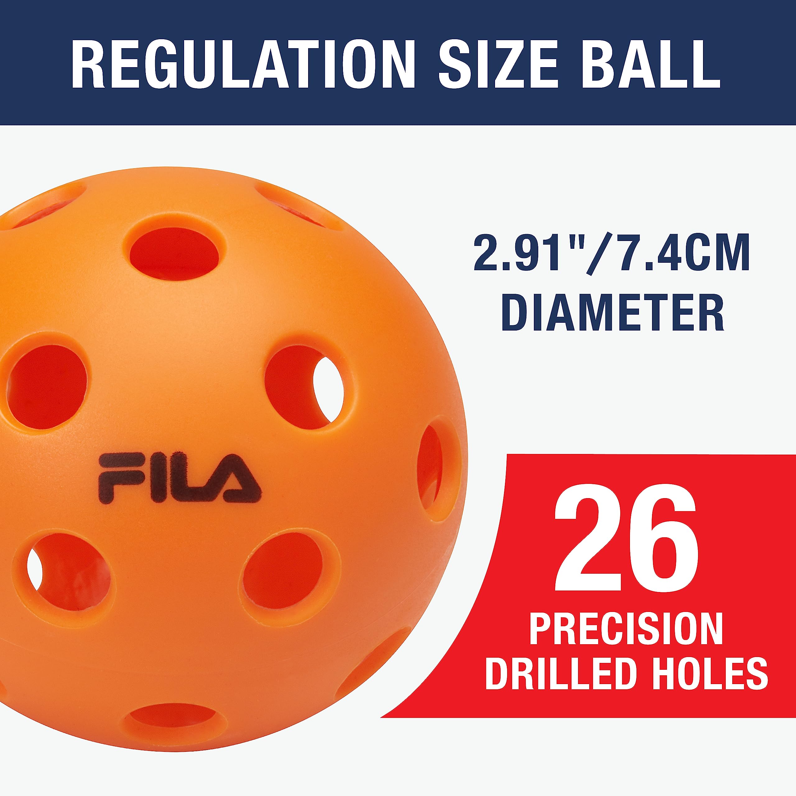 FILA Accessories Indoor Pickleball Balls - Gallery 5