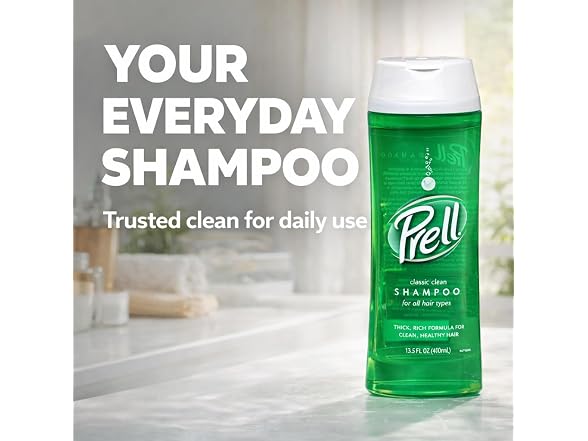 Prell Original Green Shampoo Men and Women 13.5oz
