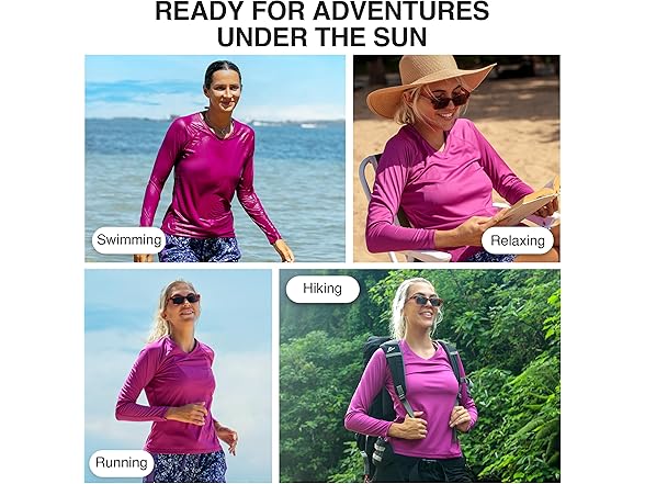 Kanu Surf Women's Purple Swim Tee (L)