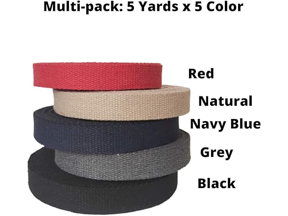 Heavy Cotton Webbing 1-Inch