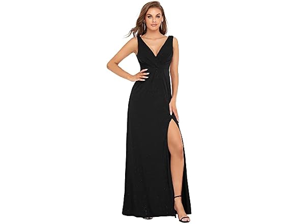 Ever-Pretty Women (14) V-Neck Glitter Sparkly Us14
