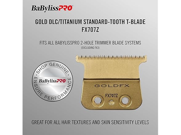 BaBylissPRO Replacement Blades, Standard and Fine-Tooth