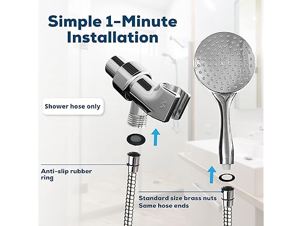 118" Extra Long Handheld Shower Hose