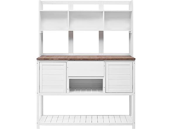 Merax Solid Fir Wood Potting Bench, 50.2"