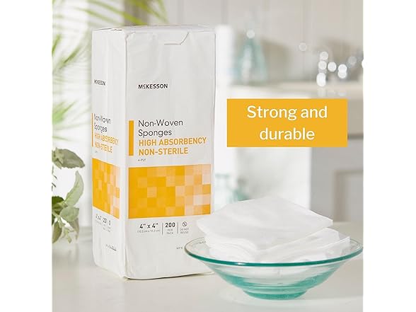 McKesson McKesson Non-Woven Sponges, 200pk