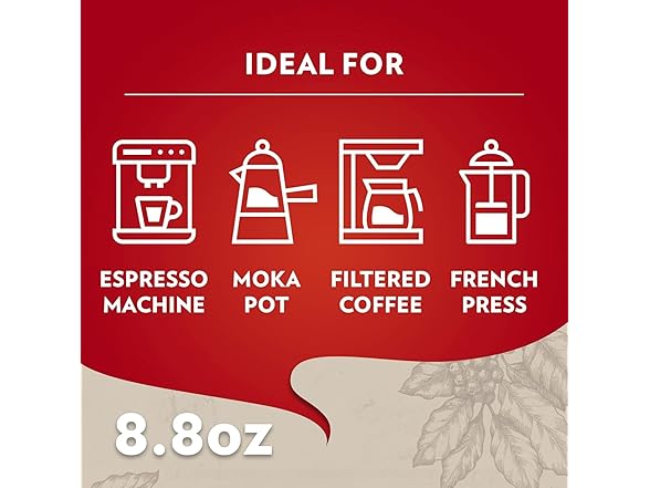 Lavazza Qualita Rossa, 8.8 oz Brick, Ground
