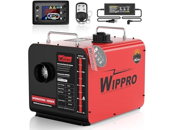 WOPLUSRO 8KW Diesel Heater 12V 24V 110V All-in-One