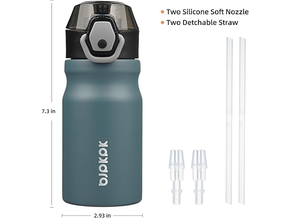 BJPKPK BJPKPK Insulated Water Bottle 14oz Stainless St