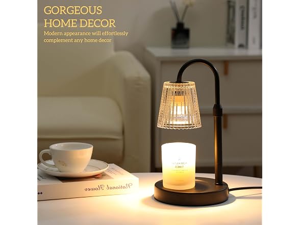 Celegete Candle Warmer Lamp with Timer