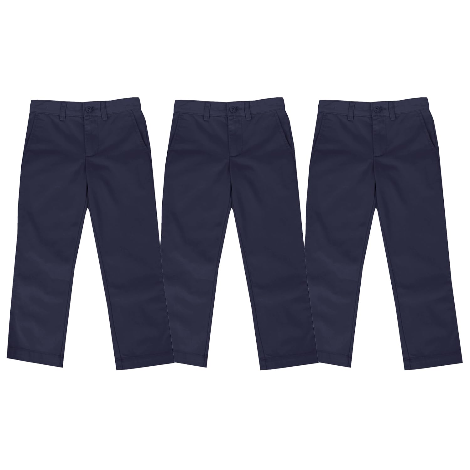 3PK Children & Boys Classic Chino Pants - Gallery 10