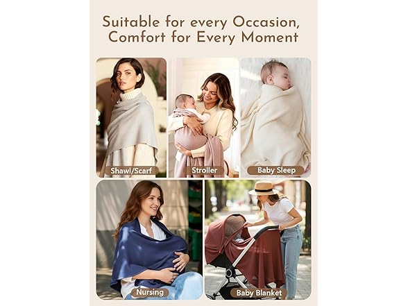 MomWills 2pk Nursing Cover for Breastfeeding