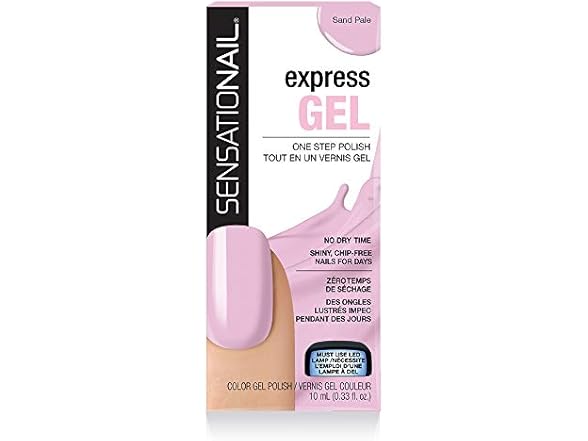 Sensational Express Gel One Step Nail Polish, Sand Pale