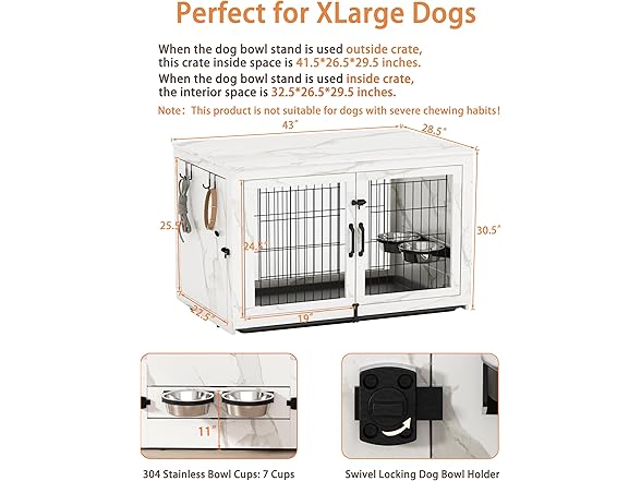 Piskyet Wooden Dog Crate Furniture