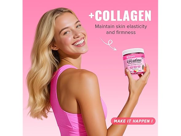 Bageto Creatine Collagen Gummies for Women