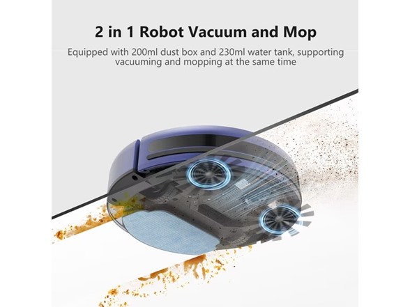 IMARTINE 2-in-1 Mopping and Vacuuming Robot and Mop Combo