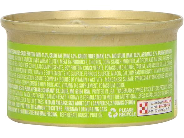 1CT Fancy Feast Cat Food Grilled Salmon Feast