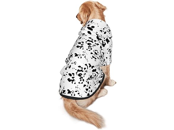 Dalmatians Print Dog Hoodie Puppy Hooded