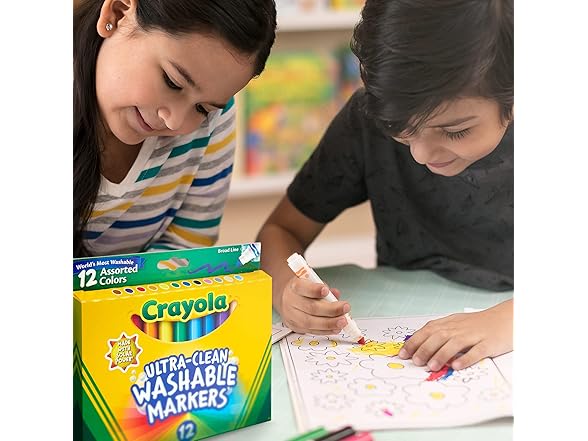 Crayola Broad Line Markers (12 Count)