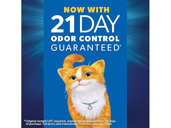 Fresh Step Clean Paws Cat Litter With Febrez