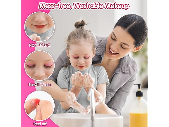 PLOOHT Kids Makeup Set for Girls