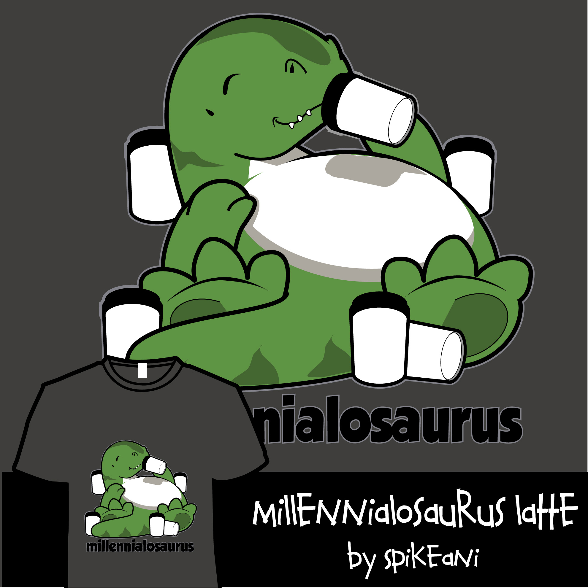 Millennialosaurus latte