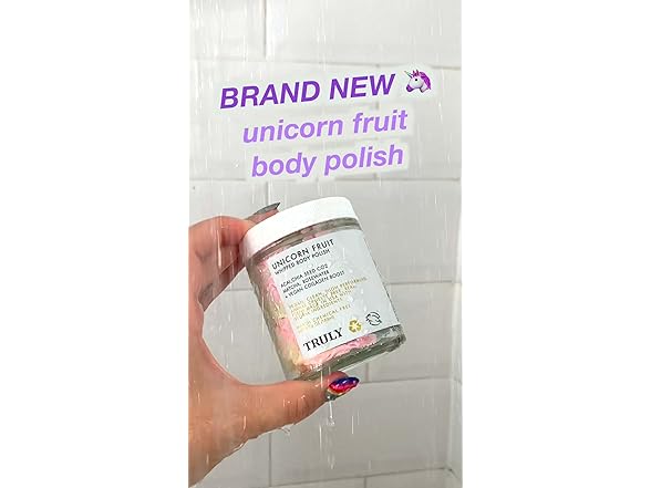 Unicorn Fruit Whipped Body Polish, 6 Oz Moistur...