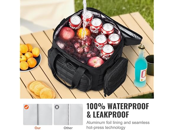 VEVOR Tactical Lunch Box for Men/Women, 20L