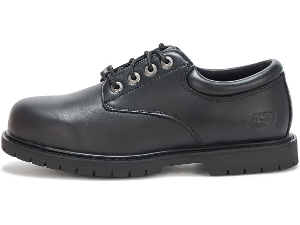 Skechers Men's Work Cottonwood Cantix Leather Slip Resistant Shoe
